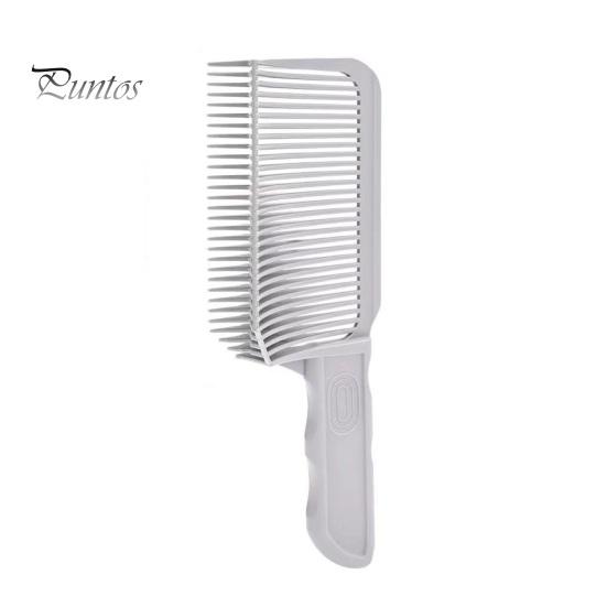 3 pezzi/set pettine per taglio capelli con modello di rasatura in silicone per scollatura, pettine per sfumatura da barbiere, pettine professionale per taglio di capelli da uomo, pettine per sfumatura da parrucchiere