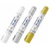 Zebra Mackie Paint Marker Bold/Medium White/Gold/Silver Set of 3