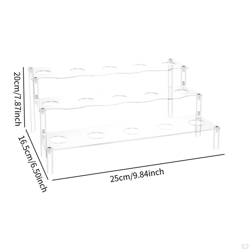 Ice Cream Cone Holder Acrylic Stand Decor Elegant Display Cupcake Rack for Events