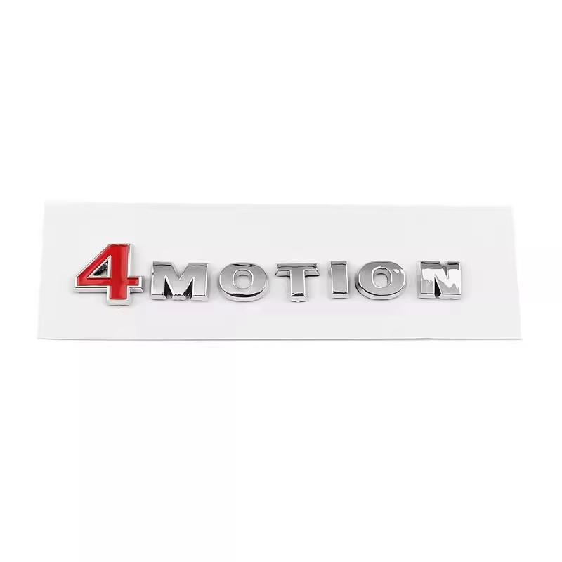 

3D ABS 4MOTION Буквы Логотип Эмблема Значок Багажника Автомобиля Наклейки-Декали Для Passat B6 Polo Tiguan Touareg Golf MK4 JETTA