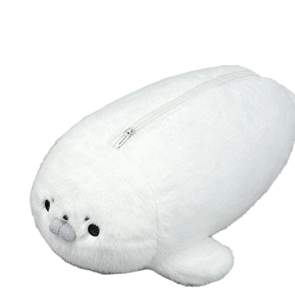 Animal Seal Doll Pen Pouch Large Capacity Stationery Storage Bag Little Seal Pencil Case Daily Use