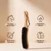 Beech Handle Clothing Dust Brush Versatile Garment Care Brush Premium Hat Brush  Cowboy Hat