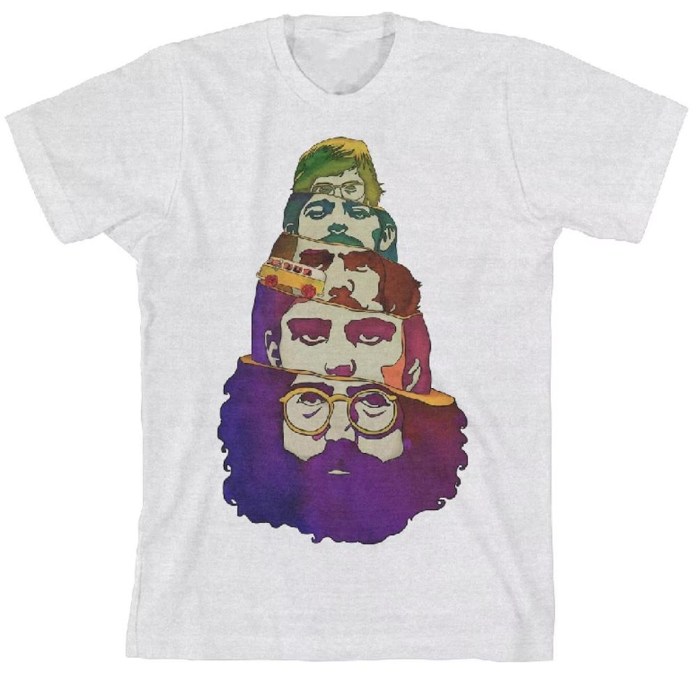 2025 Cotton Grateful Dead Warlocks Indian Skull Rock Punk Classic T-shirt Unisex Men Women's Short Sleeve Summer Round Neck Tee