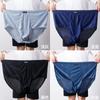 Ice Silk Men's Triangle Underwear Summer Breathable Ice Silk Plus Size Underwear