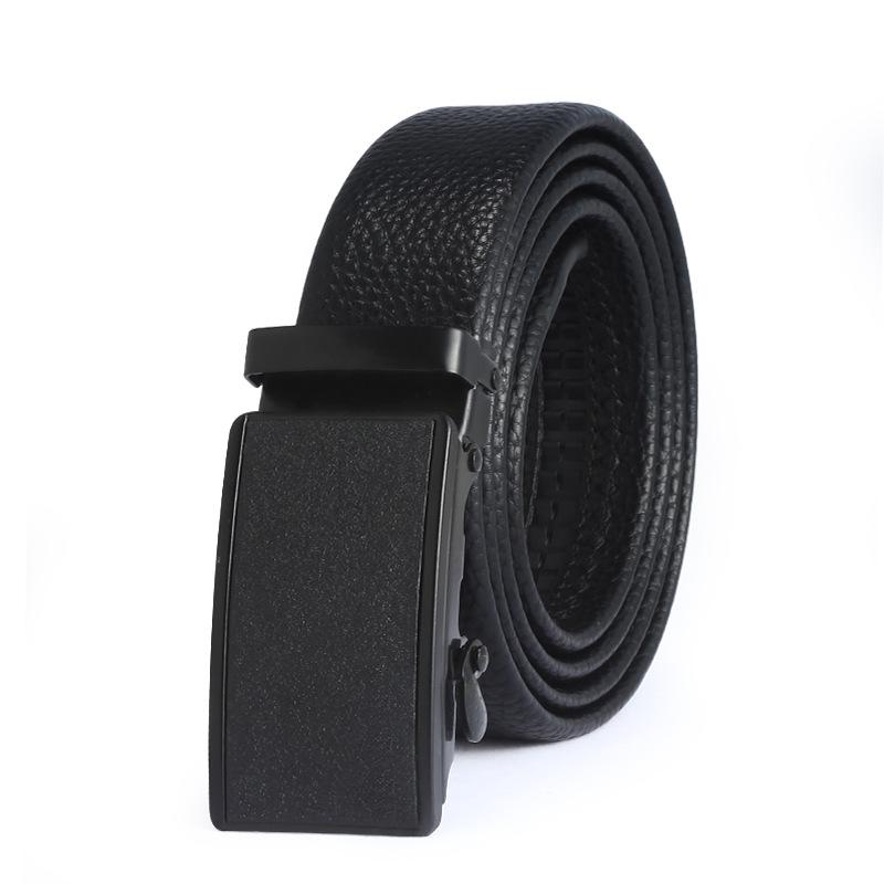 Men's Automatic Buckle Leather Belt - Business, Casual, and Durable Gift Option