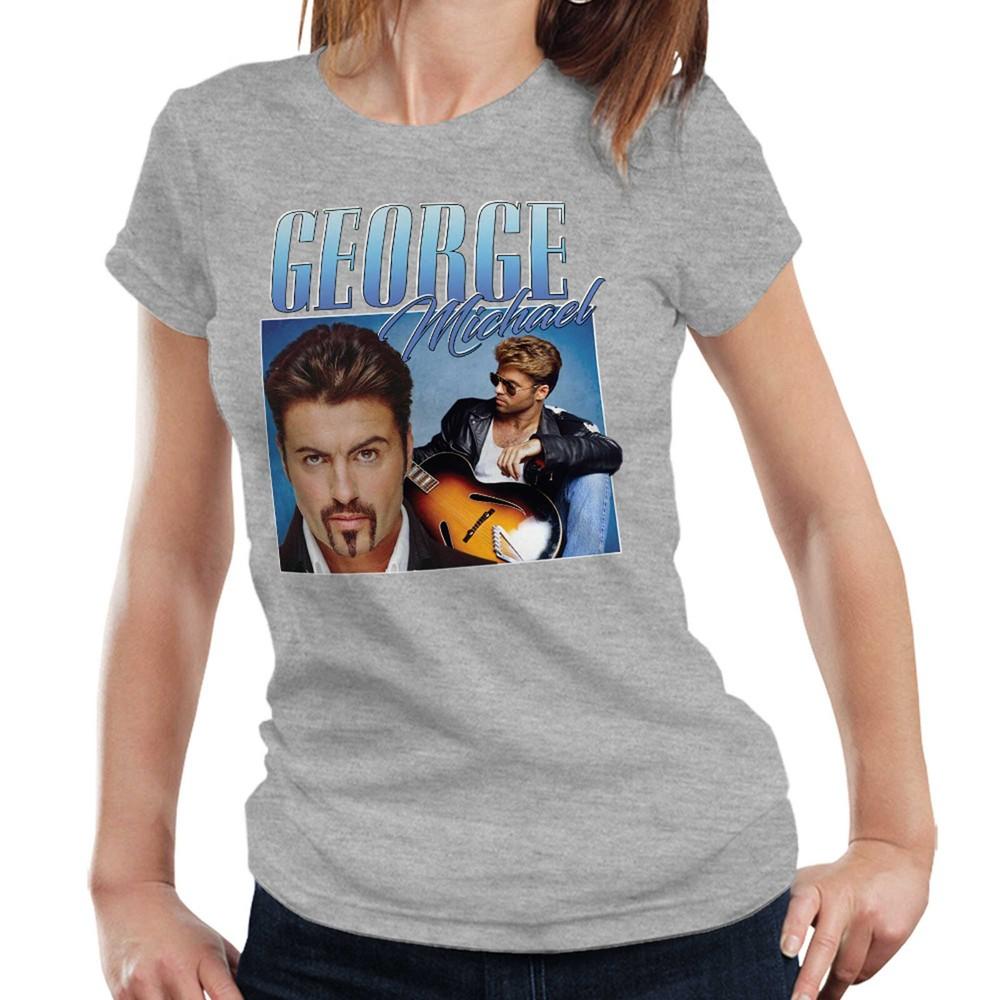George Michael Ladies T Shirt Appreciation Homage Throwback Stag and Hen Do