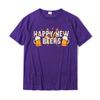 Happy New Beers New Year NYE Party Funny New Years Eve TShirt Cotton Tops Tees For Unisex Printed On T Shirt Custom Coupons
