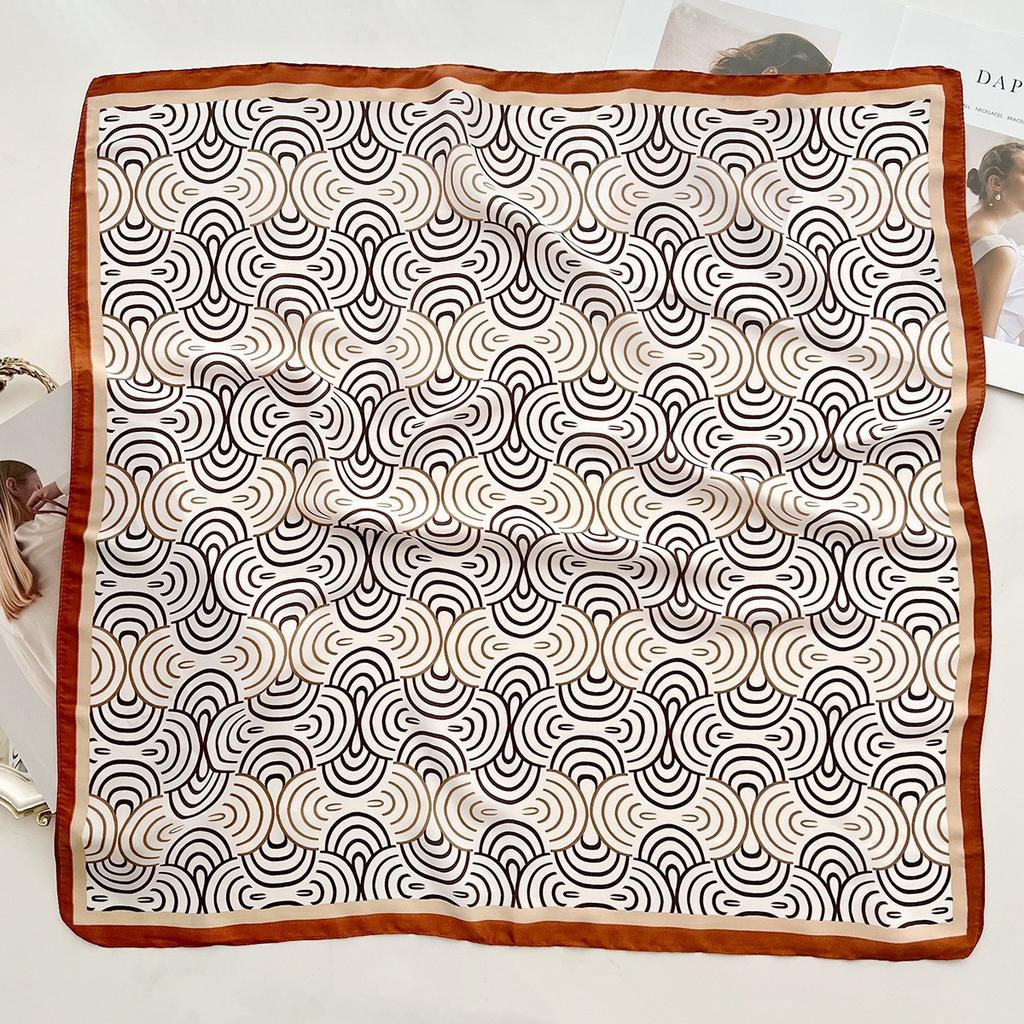 Spring and Summer Graffiti Flowers 71 * 71 Square Scarf Travel Sunscreen Headscarf Practical High-end Scarf for Mother
