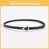 Ladies Triangular Buckle Waist Belt With Geometric Design For Trendy Outfits