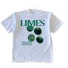 Summer New Fashion Retro T Shirt Fun Fruit Print T-Shirt 100% Cotton Men Short Sleeve T-shirt Casual Women Round Neck Tees Tops