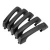 5 Sets Exterior Door Handle Black Comfortable Grip Precise Match Long Lasting 15296933 for H3 2006 To 2010
