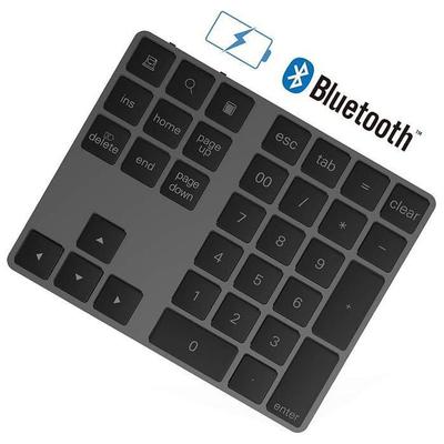 Numeric Keypad - NO - Bluetooth 3.0 - 34 Keys - Rechargeable - Compatible Windows/Android/iOS