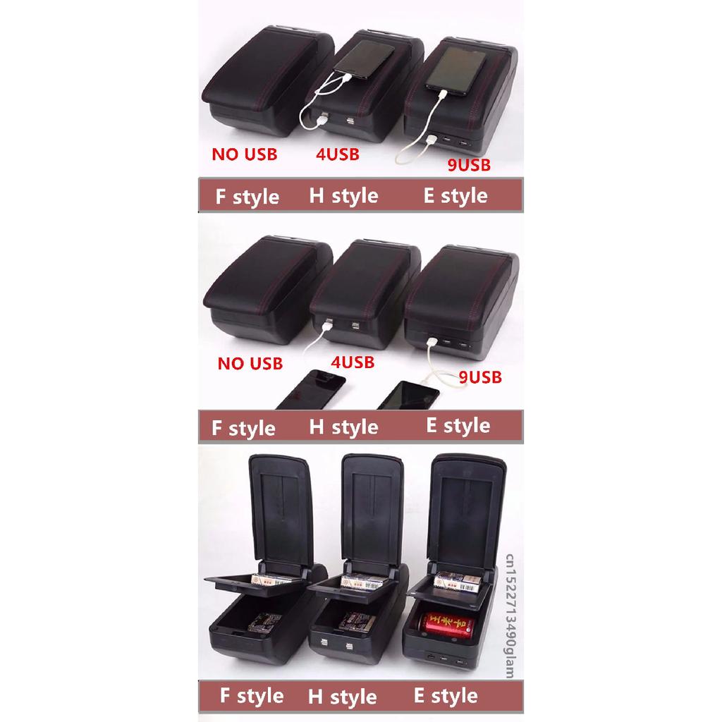For Toyota Aygo BJ Armrest Box for Citroen C1 Peugeot 107 Armrest Box Store Box Cup Holder  Dedicated Retrofit Car Accessories
