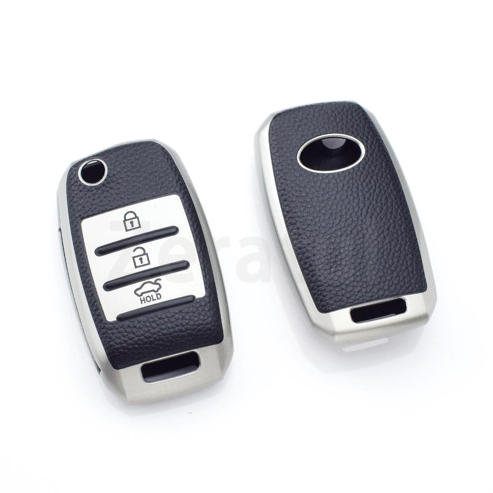 3 Buttons Shell Fob For Kia Rio 3 K2 Ceed Cerato K3 K5 Sorento Sportage Soul K4 Picanto Optima Forte Stinger Car Key Case Cover