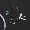 Silver Grey NH35 Hands Green Luminous Watch Hands for NH34 NH35 NH36 4R 7S Movement Ghost Watches Pointers Watch Accessories