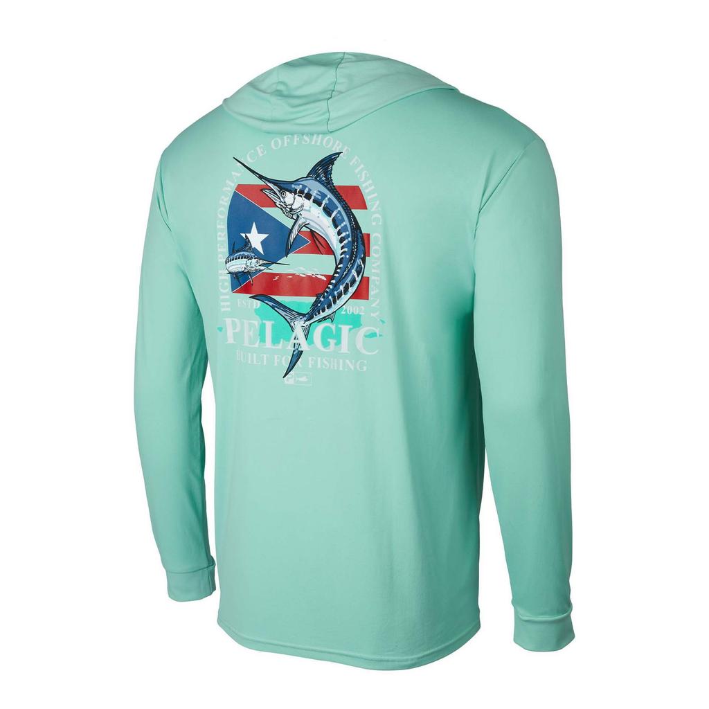 Pelagic Fishing Suit Men's and Women's Hooded Long Sleeve Shirt Outdoor Summer Sunscreen Clothing Breathable Quick Dry Fishing Suit