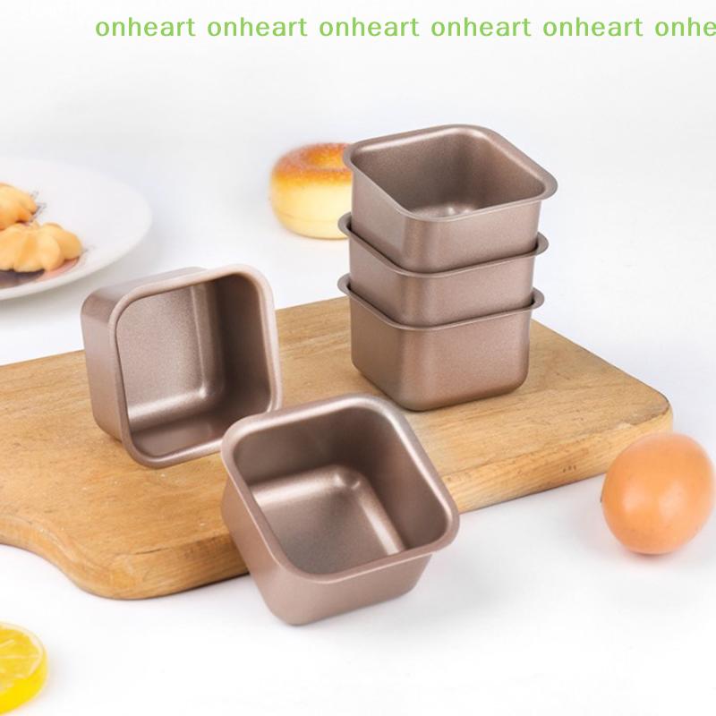 [C]Small Square Toast Bread Baking Pans Non-Stick Carbon Steel Loaf Cheese Cake Brownie Mold Baking Tray