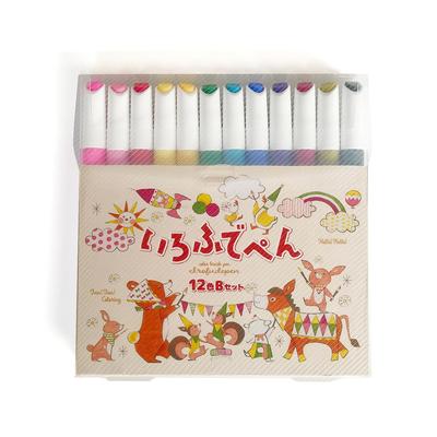 Set de Pinceles de Colores, Base Agua, 12 Colores B, KE-AC45-12B