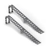 MOC Train Track Building Blocks Urban Railway Double-deck Elevated Bridge Up-and-Down Slope Support Bridge Scene Accessories Toy