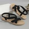 Damenmodetrend rutschfeste, weiche Sohle, coole, leichte Sandalen mit mittelhohem Absatz