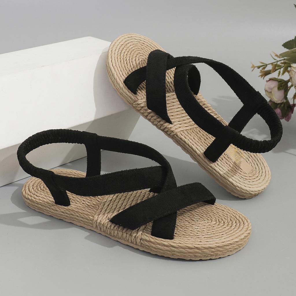 Damenmodetrend rutschfeste, weiche Sohle, coole, leichte Sandalen mit mittelhohem Absatz