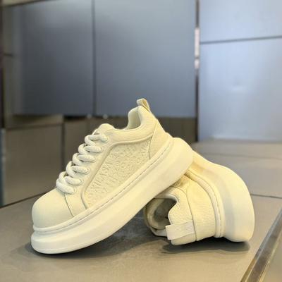 Scarpe invernali giovani casual scarpe da ginnastica bianche suola spessa rialzo