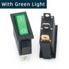 ON/OFF Lockable Rocker Switch with Indicator Light Red Yellow Blue Green