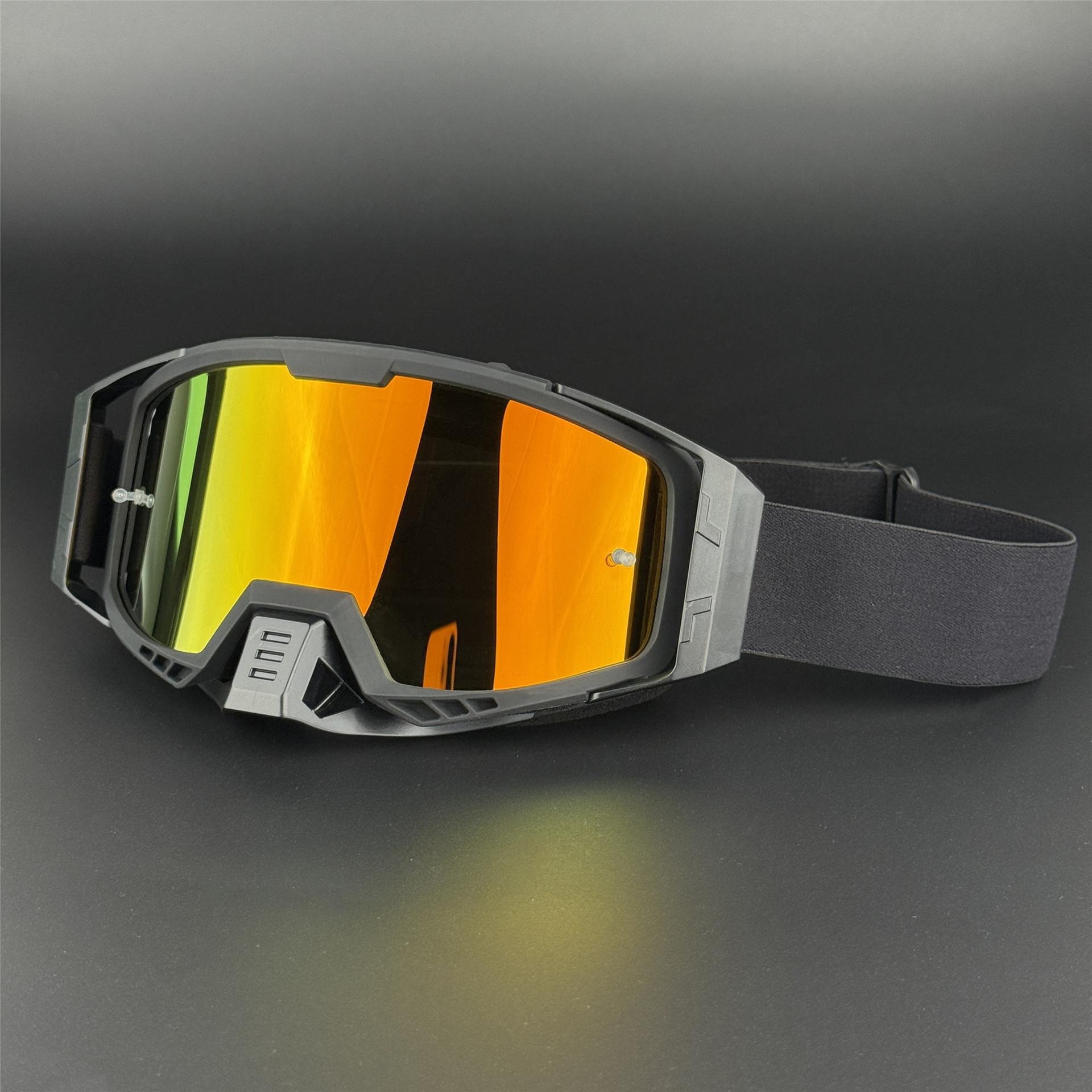 Off-road Motorcycle Goggles Windproof Dustproof UV-proof Goggles Helmet Universal Cycling Retro Locomotive Goggles