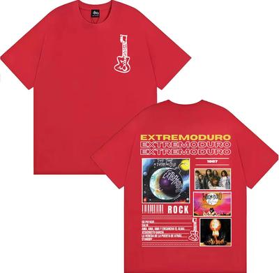 EXTREMODURO Tour 2025 Μπλουζάκι με εξώφυλλο Ανδρικό Γυναικείο Μόδα Vintage Κοντομάνικο T-Shirt Καλοκαίρι Ποπ Φαρδύ Overd T-Shirt#Χρώμα(1)