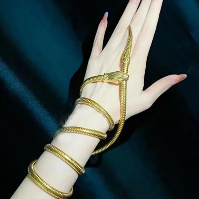 New Snake-shaped Waist Chain Women's Catwalk Style Chain Belt Snake Head