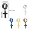 Fake Earring To Lightweight Appearance Studs Magnetic Chic Easy Styles Waterproof Various Cross Wear Distinctive Cute Nose