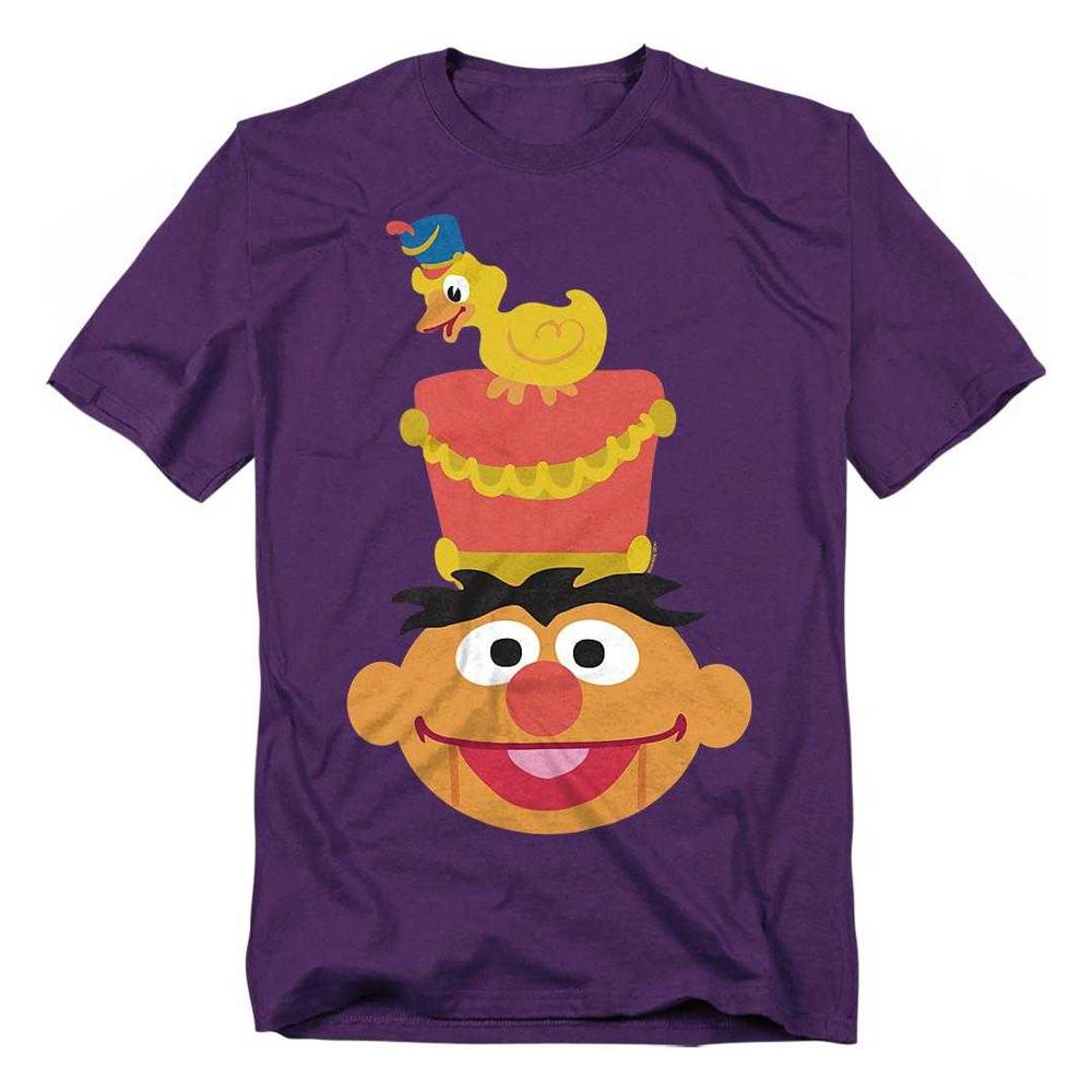 Sesame Street Unisex Adult Ernie Nutcracker Christmas T-Shirt