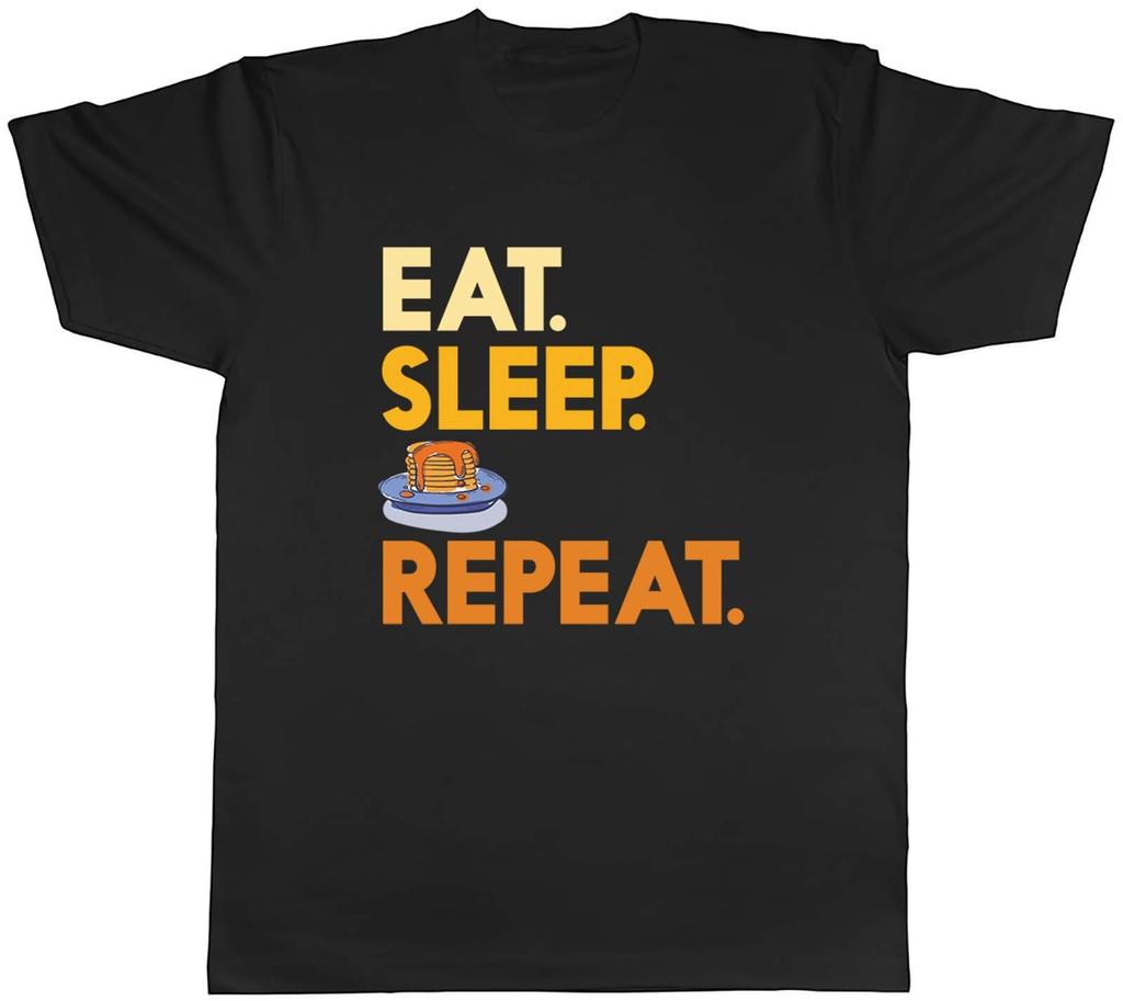 Eat Sleep Pancakes Repeat Unisexs Unisex TShirt Tee