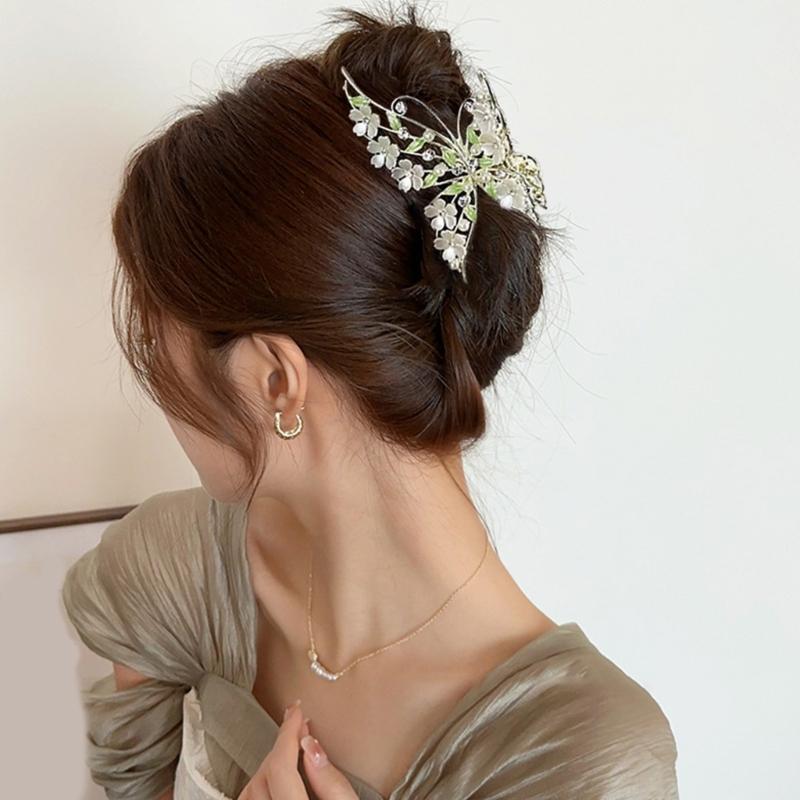 Sweet And Edgy Metal Butterfly Hair Clip With Secure Spring Grip Hair Accessory Metal Barrettes For Women Girls