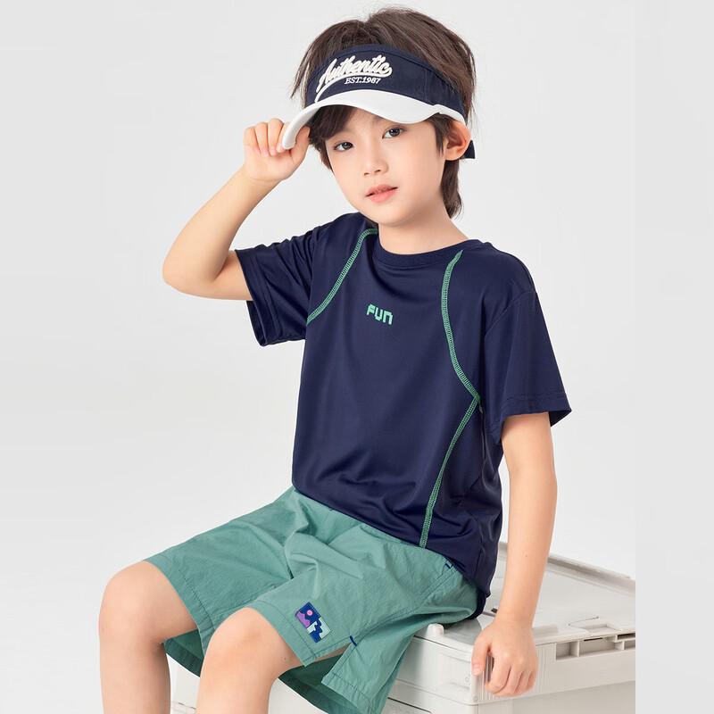 Duoduo Boys' 3D Letter Short Sleeve T-Shirt