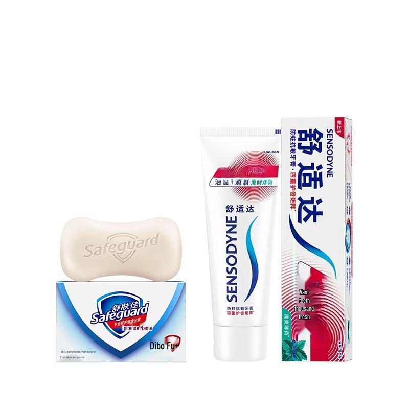 

Safeguard Soap & Sensodyne Toothpaste Set