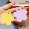 Flower Cartoon Mini Key Case PU Leather Protective Case Durable Key Cover Cap
