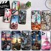 LO81 Paris Eiffel tower Soft Shell Phone Case for Redmi Note 10 11 12 Pro Max 10S 10C 10T 11A 11S 12S 12C