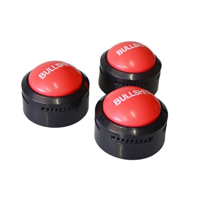 Jest Button Bullshit Office Answer Toys Supplies Novelty Desktop Joke Party
