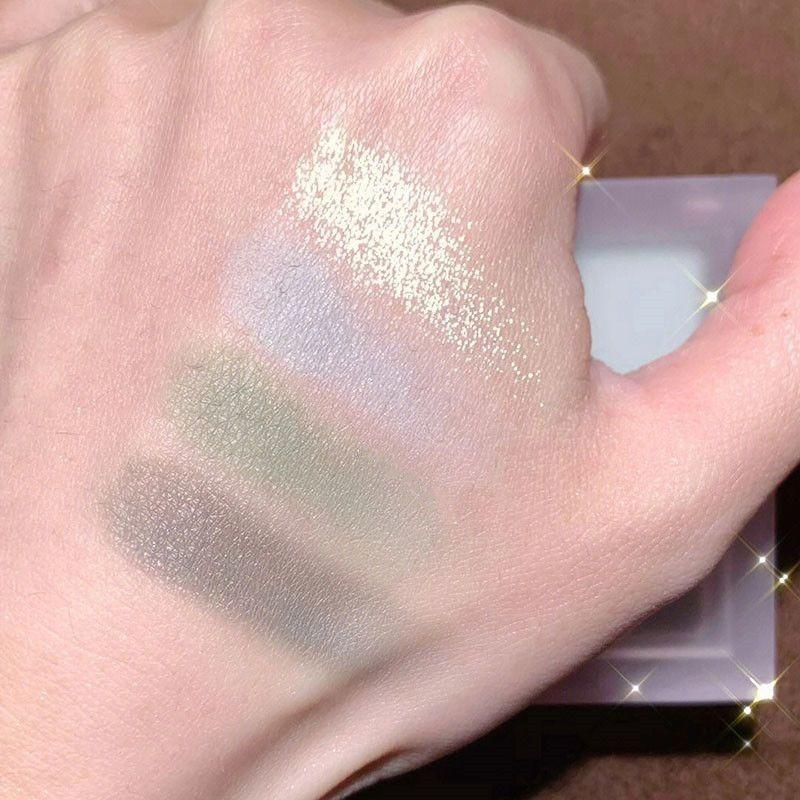 Low Saturation Mint Milk Green Retro Moisture Rejuvenating Clear and Crushed Pure Mint Green Cut Off Eye Makeup Mint Mambo Makeup