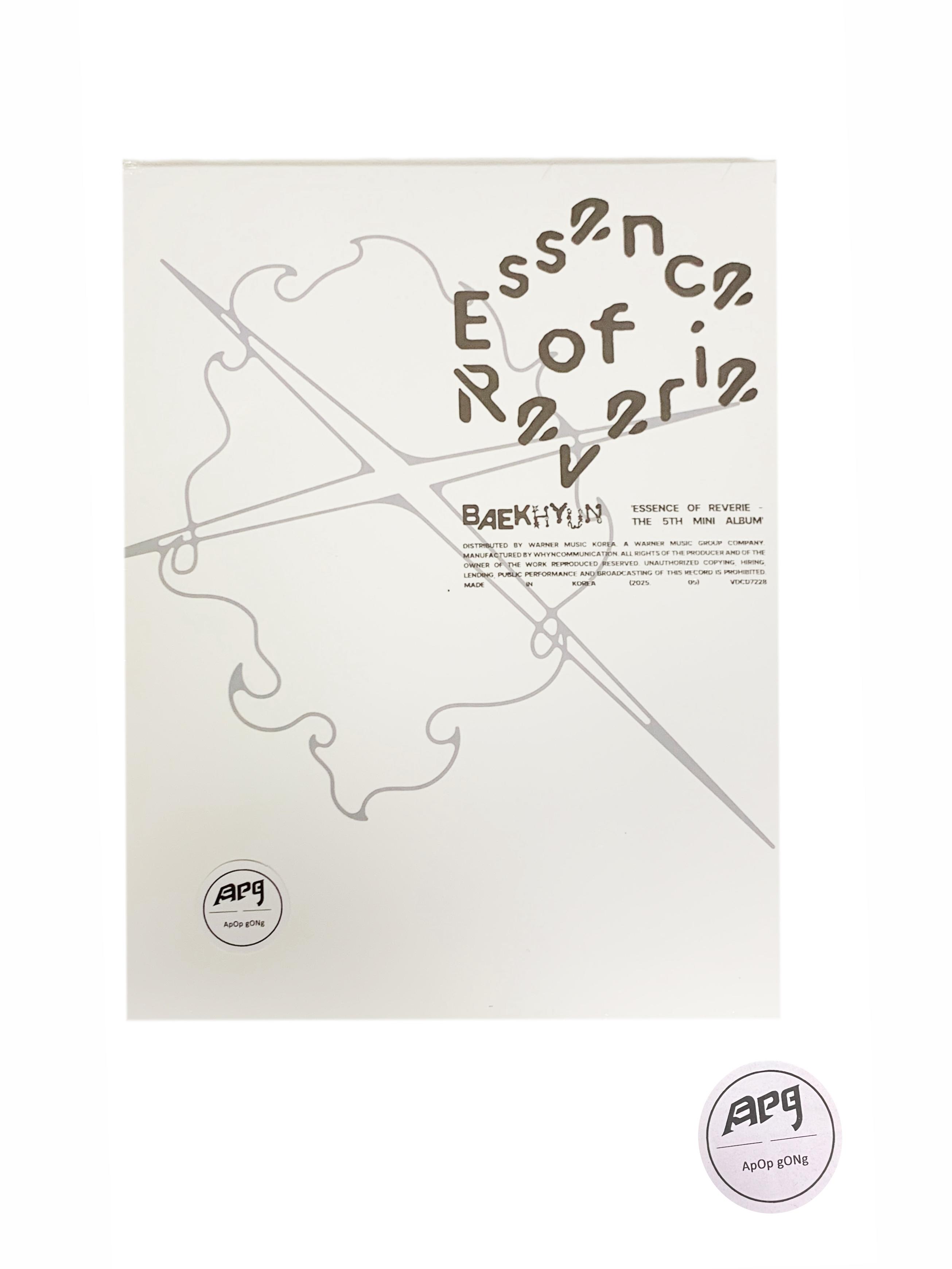 

BAEKHYUN - [ESSENCE OF REVERIE] 5-й Міні-альбом ФОТОКНИГА Essence