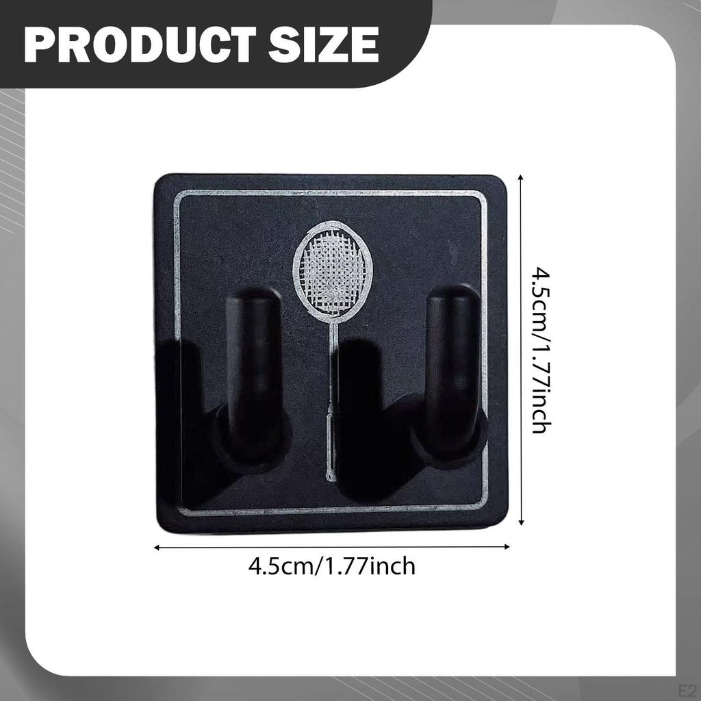 Racket Rack Gym Game Room Display Hanging Badminton Hook