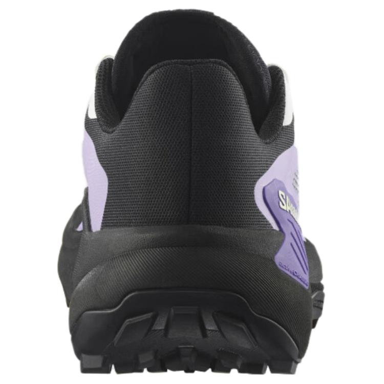 SALOMON Genesis Comfortable Durable Shock Absorbing Low Top Casual Trail Marathon Running Shoes Women Sneaker Black Purple 477673