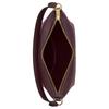 Coach Zip Top 20 Logo Zipper Closure Saffiano Leather Shoulder Crossbody Tote Small Women's Merlot