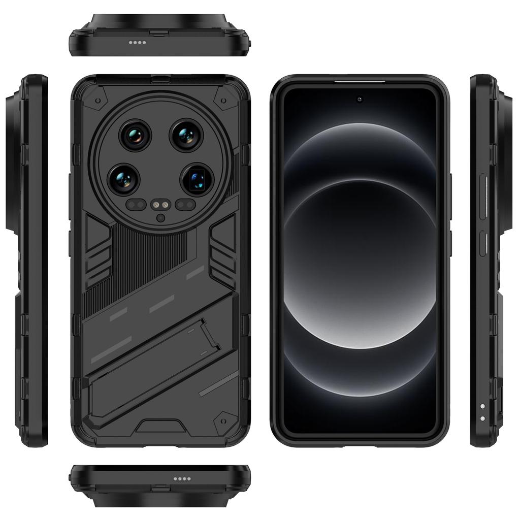 For Xiaomi 14 Ultra Case PC+TPU Dual-Layer Protective Phone Cover Built-in Kickstand