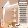 Oeny Dual Head Rechargeable Clip-On Desk Lamp