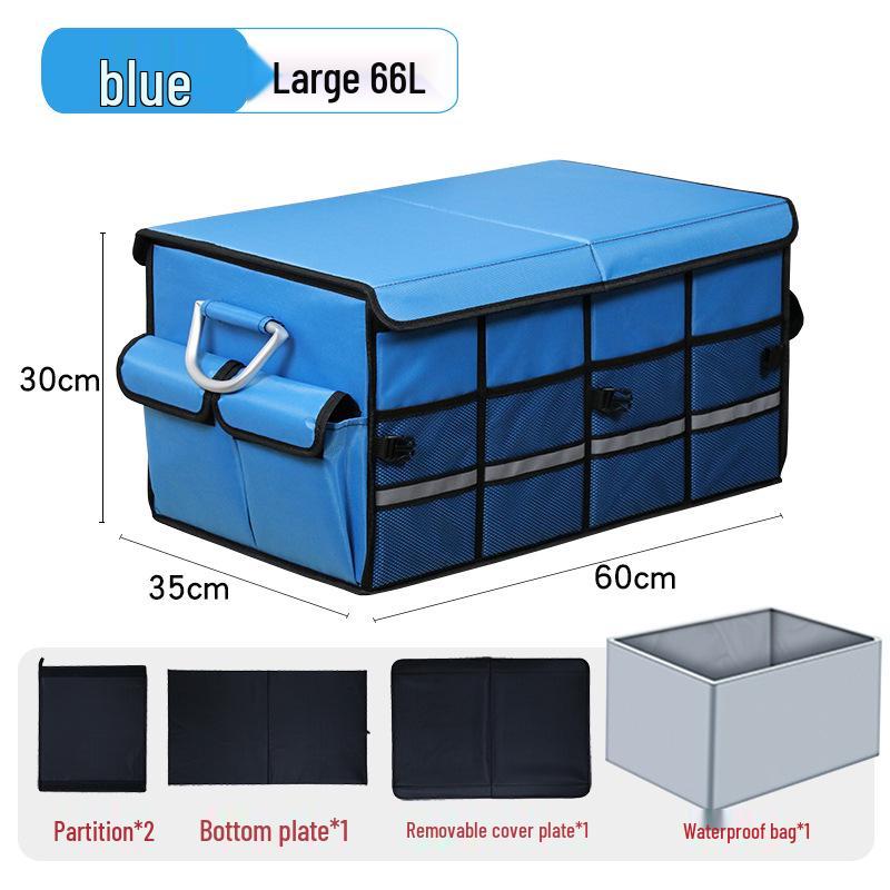 Foldable Car Trunk Organizer Box for Outdoor Use