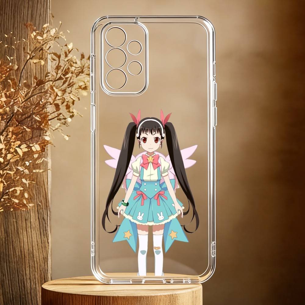 H-Hachikuji Mayoi Cute Phone Case For Samsung Galaxy A71,A70,A52,A51,A40,A30 Transparent Cover