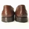Vintage Mezlan Made In Spain Semi Brogue Cap Toe Shoes Brown Size 10.5M 28.0-28.5 Men's(USED)