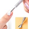 Cuticle Pusher Stainless Steel Nail Polishs Remover Metal Spatula Cuticle Pusher